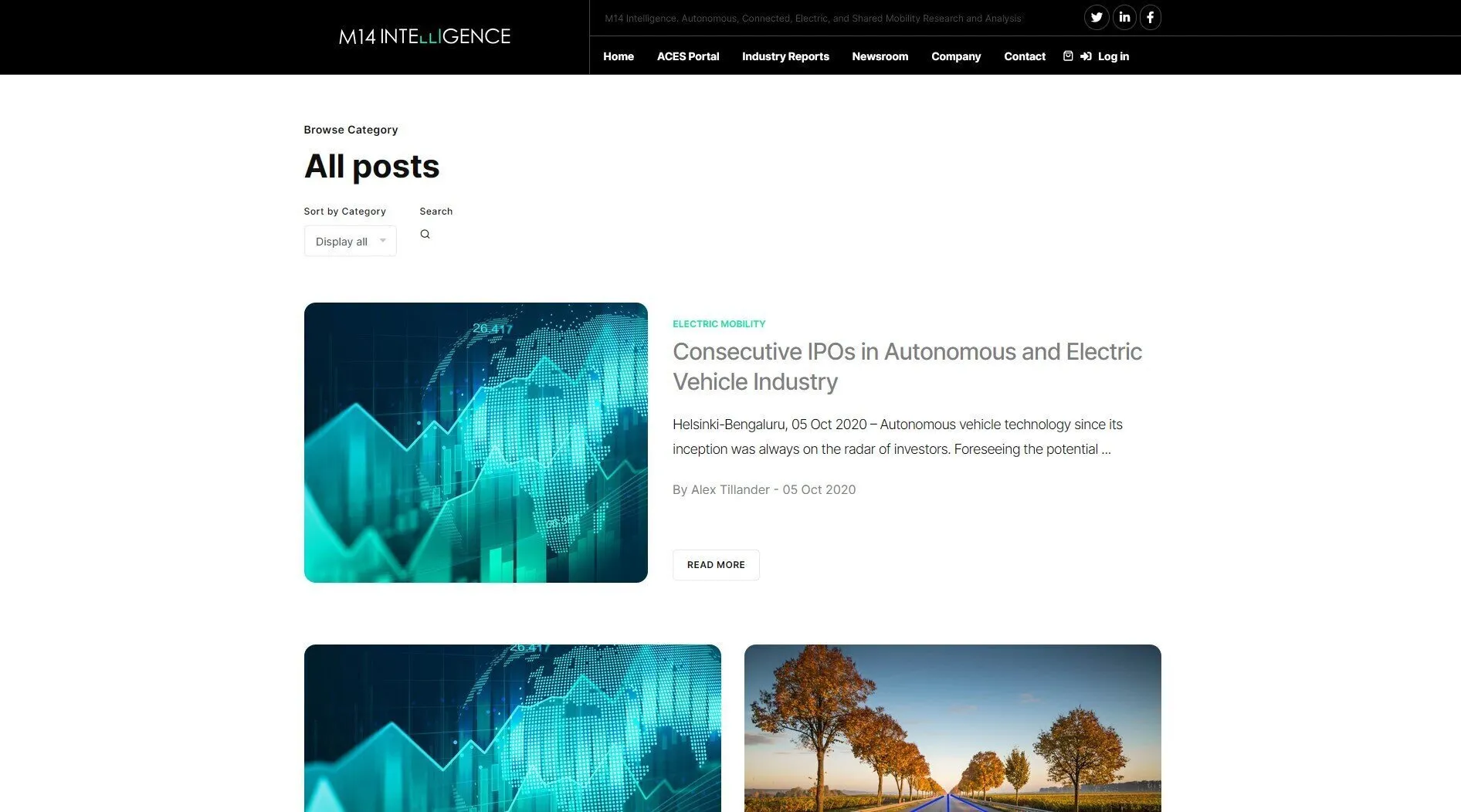 Refonte du site M14 Intelligence